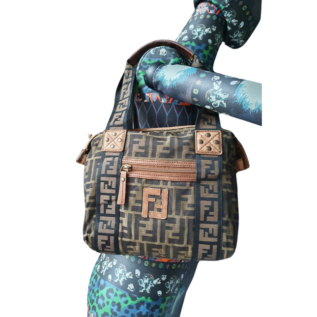 Fendi cloth handbag