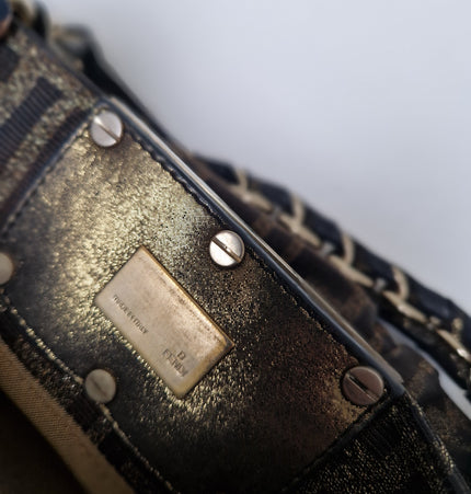 Fendi Mia cloth shoulder bag