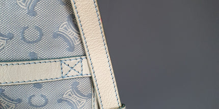Celine Ava vintage triomphe shoulder cloth bag