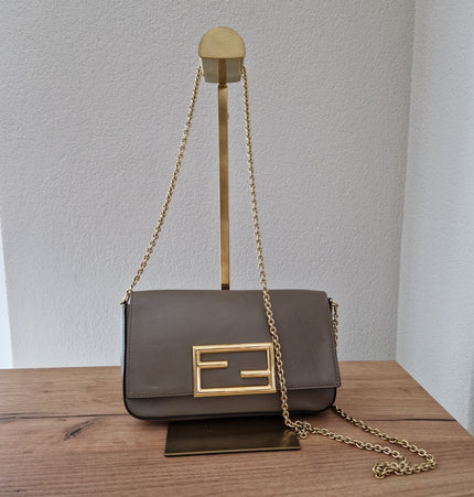 Fendi baguette chain crossbody bag