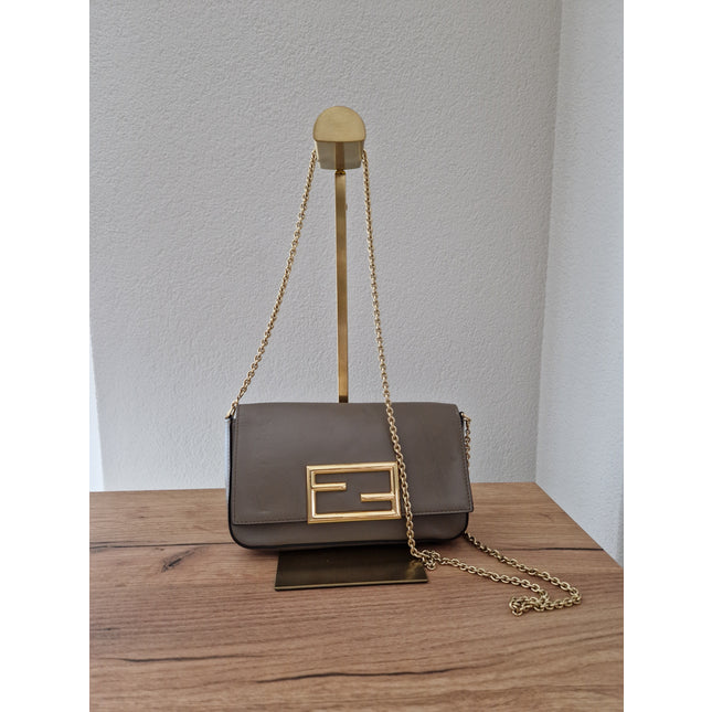 Fendi baguette chain crossbody bag
