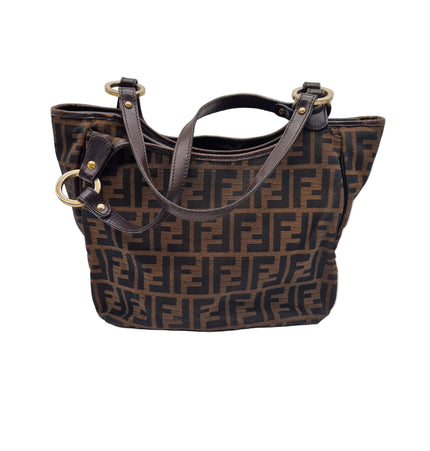 Sac bandoulière en tissu Fendi FF