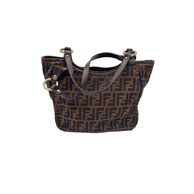 Fendi FF cloth shoulder bag