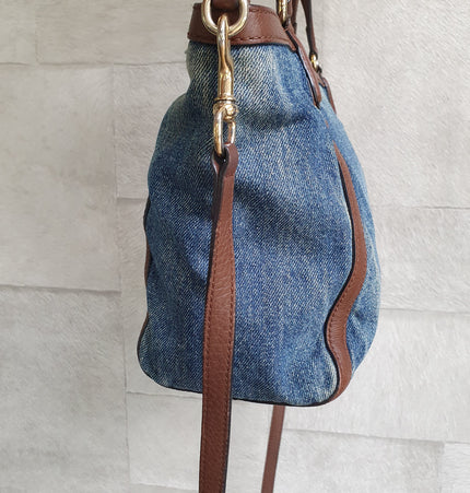 Gucci soho denim shoulder bag