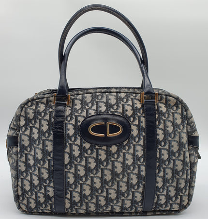 Dior bowling vintage denim monogram bag