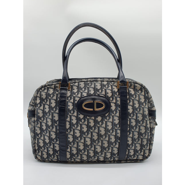 Dior bowling vintage denim monogram bag