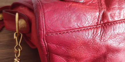 Balenciaga city mettalic bag