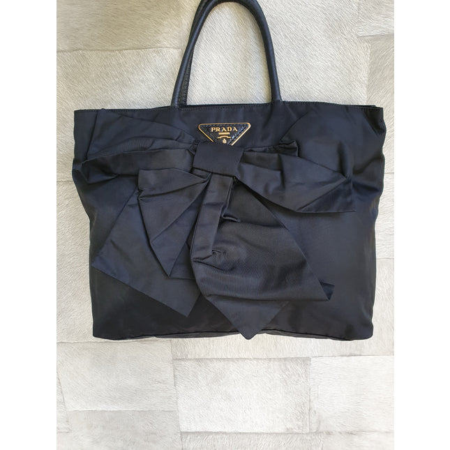 Prada bow shoulder bag