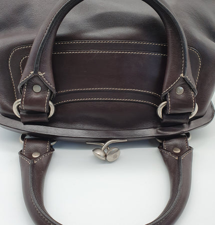 Celine vintage kiss lock handbag