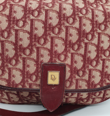 Dior monogram vintage denim crossbody bag
