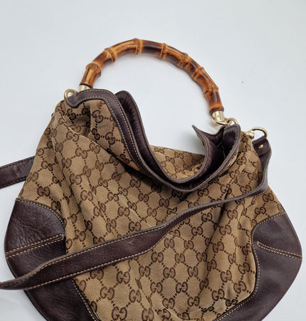 Gucci bamboo shoulder bag