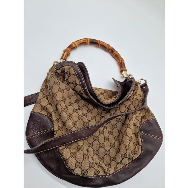 Gucci bamboo shoulder bag