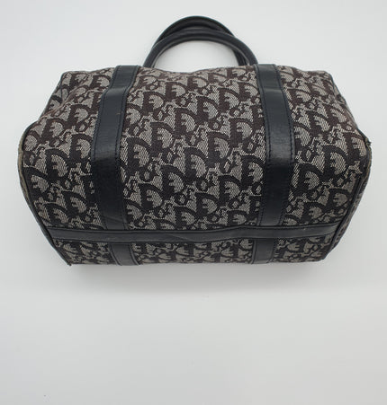 Dior Boston denim handbag