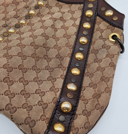 Gucci studded shoulder bag