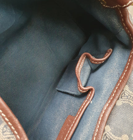 Sac bandoulière en denim Céline