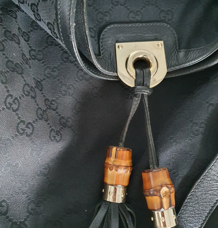 Gucci Indy cloth bag with tassle