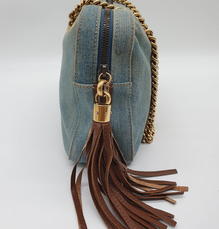 Gucci soho denim shoulder bag