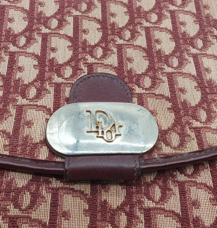 Dior vintage monogram denim clutch bag