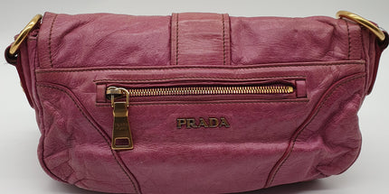 Prada leather shoulder bag