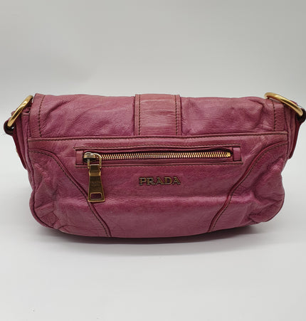 Prada leather shoulder bag