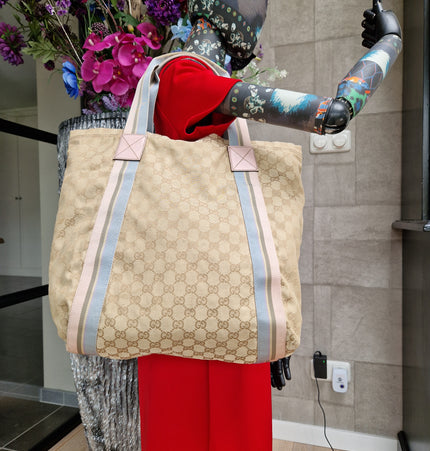 Gucci cloth tote bag