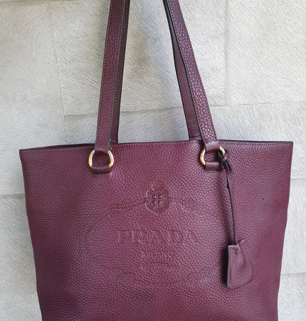 Prada leather shoulder bag