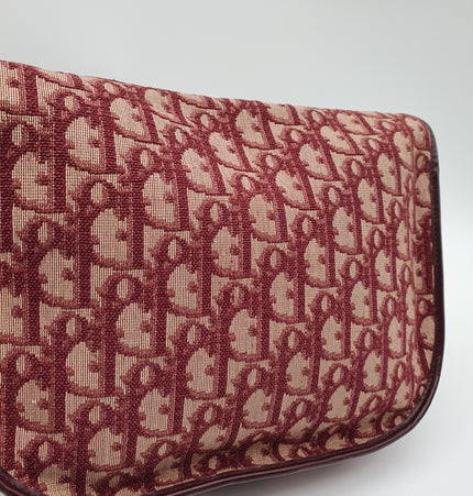 Dior monogram vintage denim crossbody bag