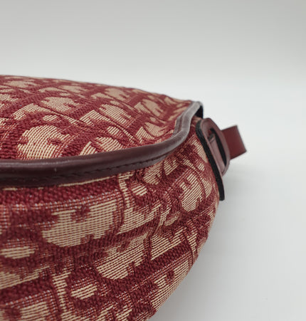 Dior monogram vintage denim crossbody bag