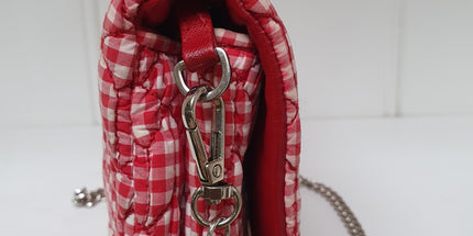 Miu miu crystal striped crossbody bag