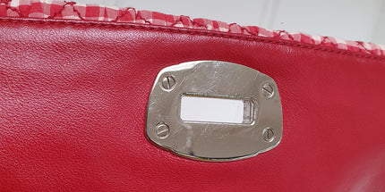 Miu miu crystal striped crossbody bag