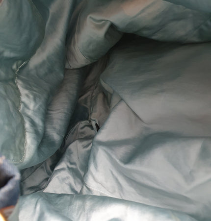 Sac cabas bandoulière en denim rare Miu Miu,