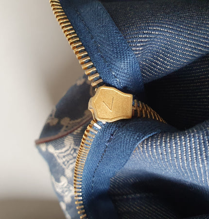 Celine triomphe large macadam crossbody bag