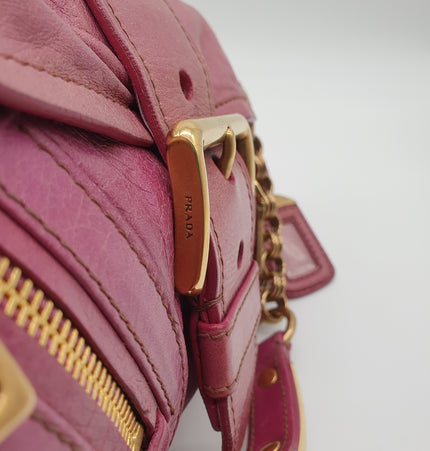 Prada leather shoulder bag