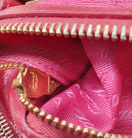 Prada galleria top handle crossbody bag