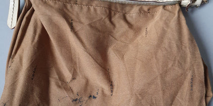 Fendi cloth and leather shoulder bag
