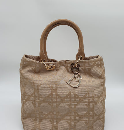 Dior lady dior cloth handbag