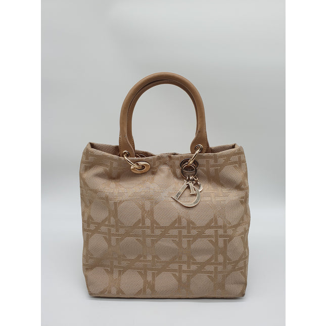 Dior lady dior cloth handbag