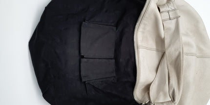 GUCCI  bamboo leather shoulder bag
