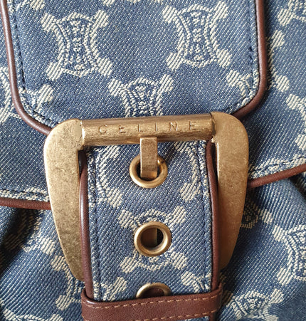 Celine triomphe vintage shoulder bag