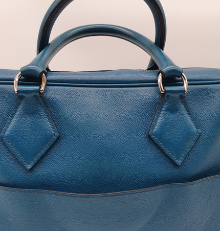 Hermes plume leather handbag