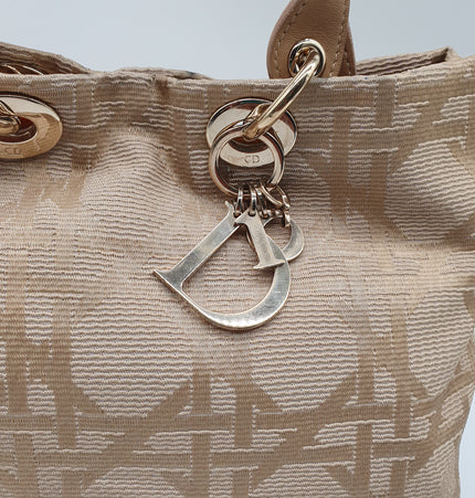 Dior lady dior cloth handbag
