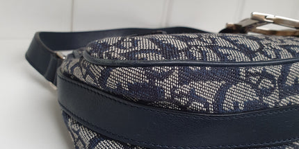 Dior saddle denim shoulder bag