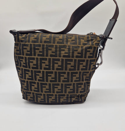 Fendi cloth shoulder bag