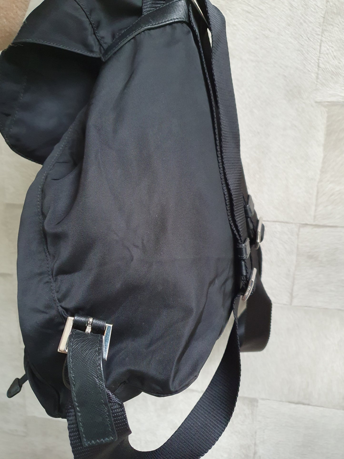 Prada renylon backpack