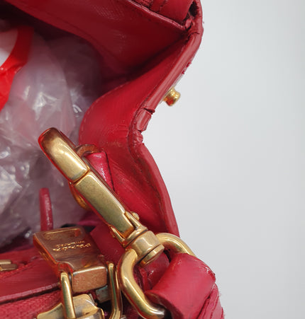 Prada galleria top handle crossbody bag