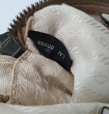 Prada python and cloth crossbodybag