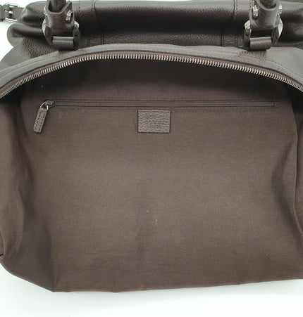 GUCCI  dome interlocking gg leather crossbody bag