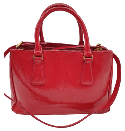 Prada galleria top handle crossbody bag