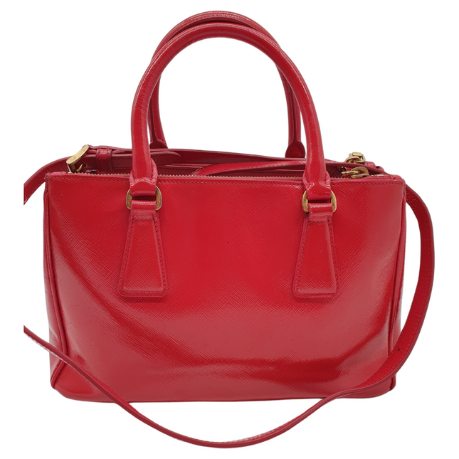 Prada galleria top handle crossbody bag