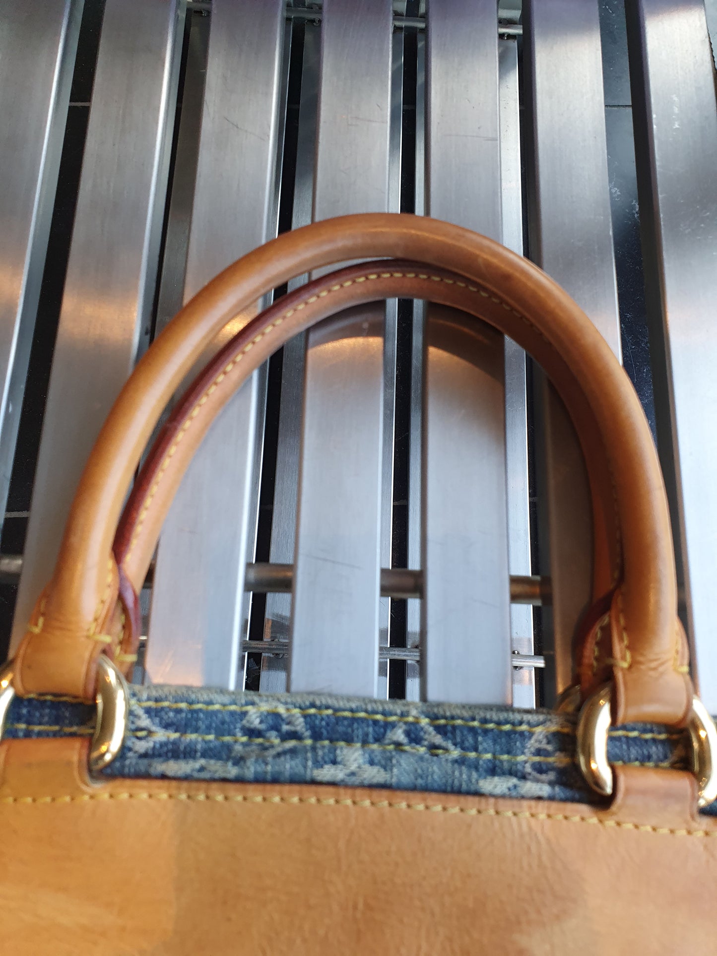 Louis vuitton denim handbag